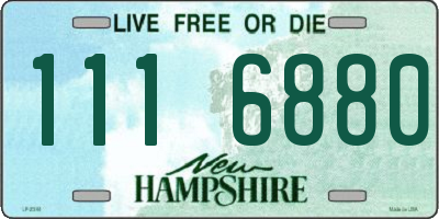 NH license plate 1116880