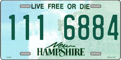 NH license plate 1116884