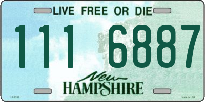 NH license plate 1116887