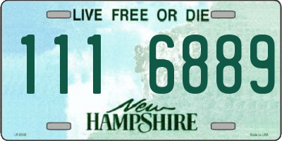 NH license plate 1116889