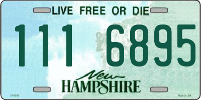 NH license plate 1116895