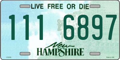 NH license plate 1116897