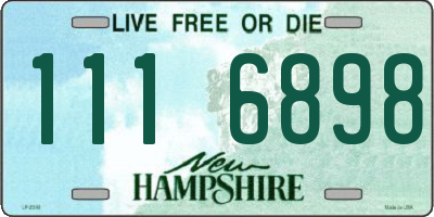 NH license plate 1116898