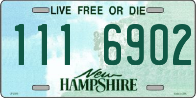 NH license plate 1116902