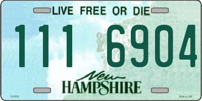 NH license plate 1116904