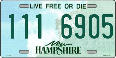 NH license plate 1116905