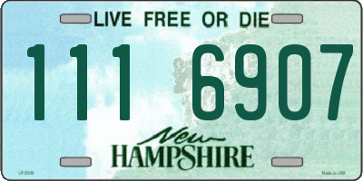 NH license plate 1116907