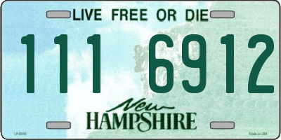 NH license plate 1116912