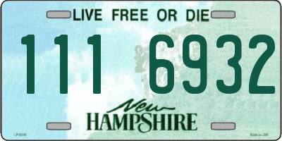 NH license plate 1116932