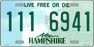 NH license plate 1116941