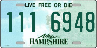 NH license plate 1116948