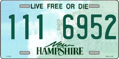 NH license plate 1116952