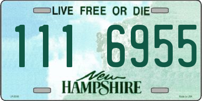 NH license plate 1116955