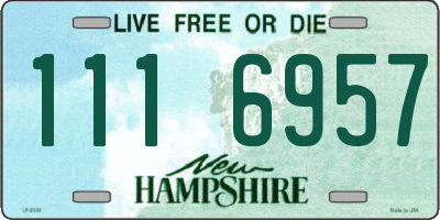 NH license plate 1116957