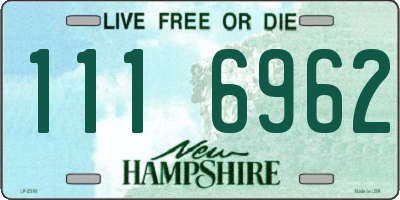 NH license plate 1116962