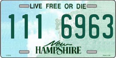 NH license plate 1116963