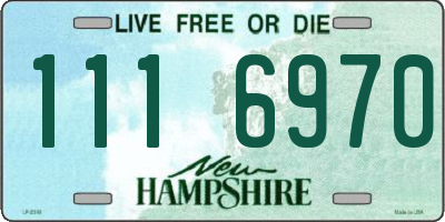 NH license plate 1116970