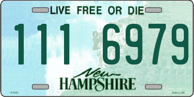 NH license plate 1116979