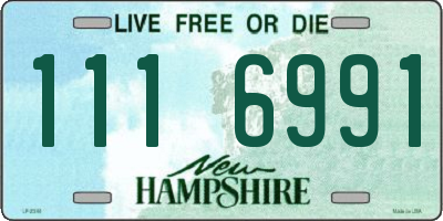 NH license plate 1116991