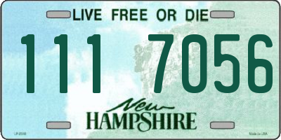 NH license plate 1117056