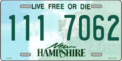 NH license plate 1117062