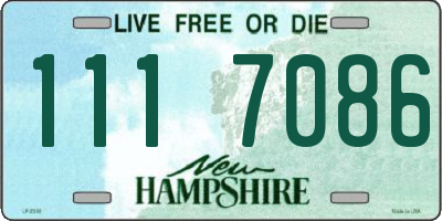 NH license plate 1117086