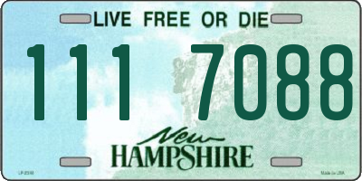 NH license plate 1117088