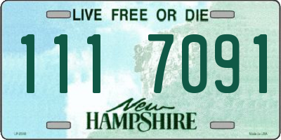 NH license plate 1117091