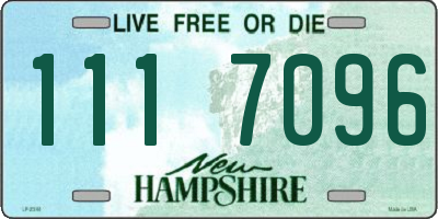 NH license plate 1117096