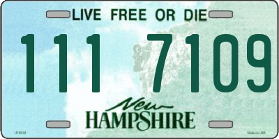 NH license plate 1117109