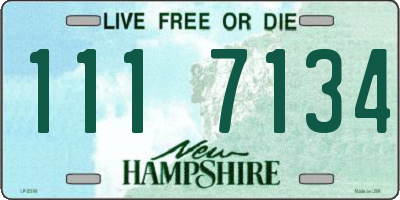 NH license plate 1117134