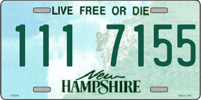 NH license plate 1117155