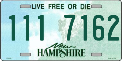 NH license plate 1117162