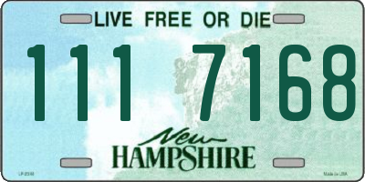 NH license plate 1117168