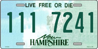 NH license plate 1117241