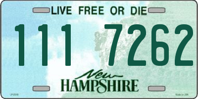 NH license plate 1117262