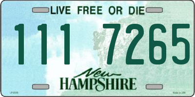 NH license plate 1117265