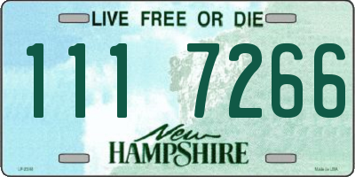 NH license plate 1117266