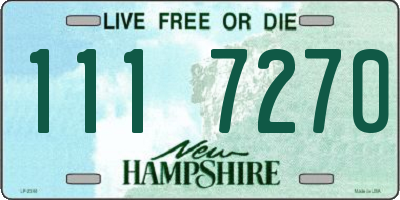 NH license plate 1117270
