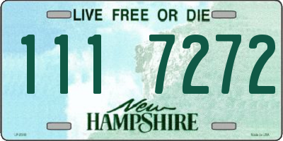 NH license plate 1117272