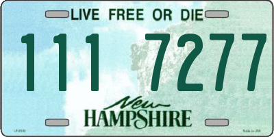 NH license plate 1117277