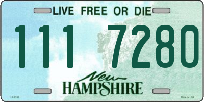 NH license plate 1117280