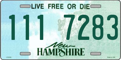 NH license plate 1117283