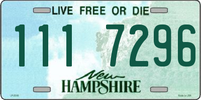 NH license plate 1117296