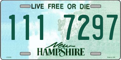 NH license plate 1117297