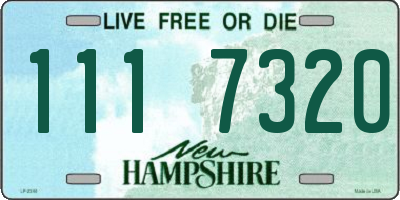NH license plate 1117320