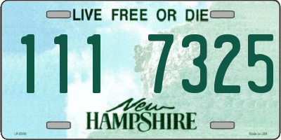 NH license plate 1117325