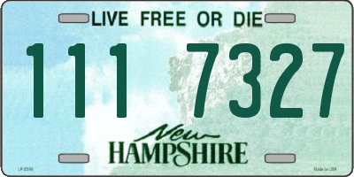 NH license plate 1117327