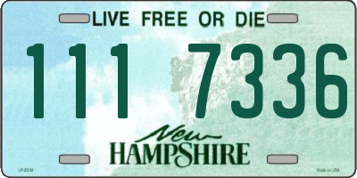 NH license plate 1117336