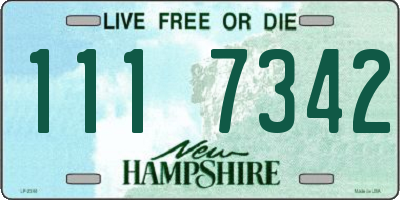 NH license plate 1117342